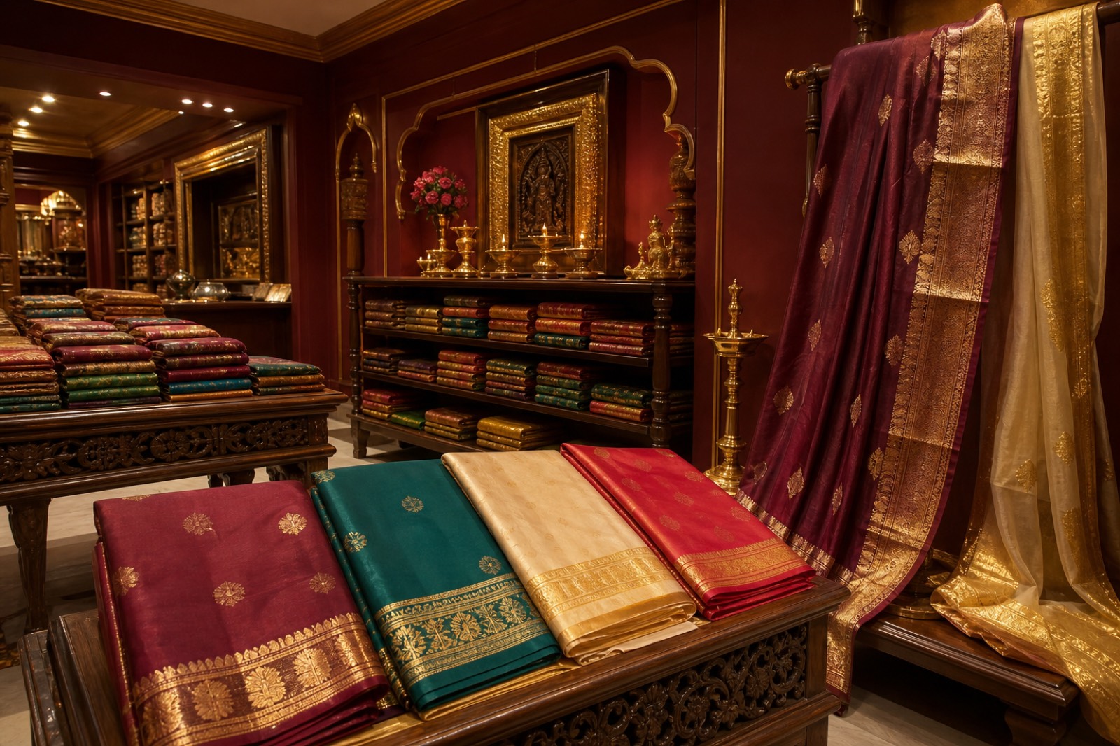 Kanchipuram silk sarees